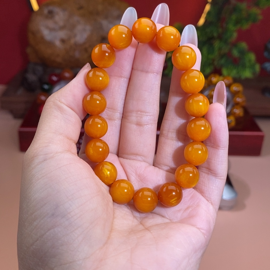 松木（琥珀木）手串/手链1.0果冻