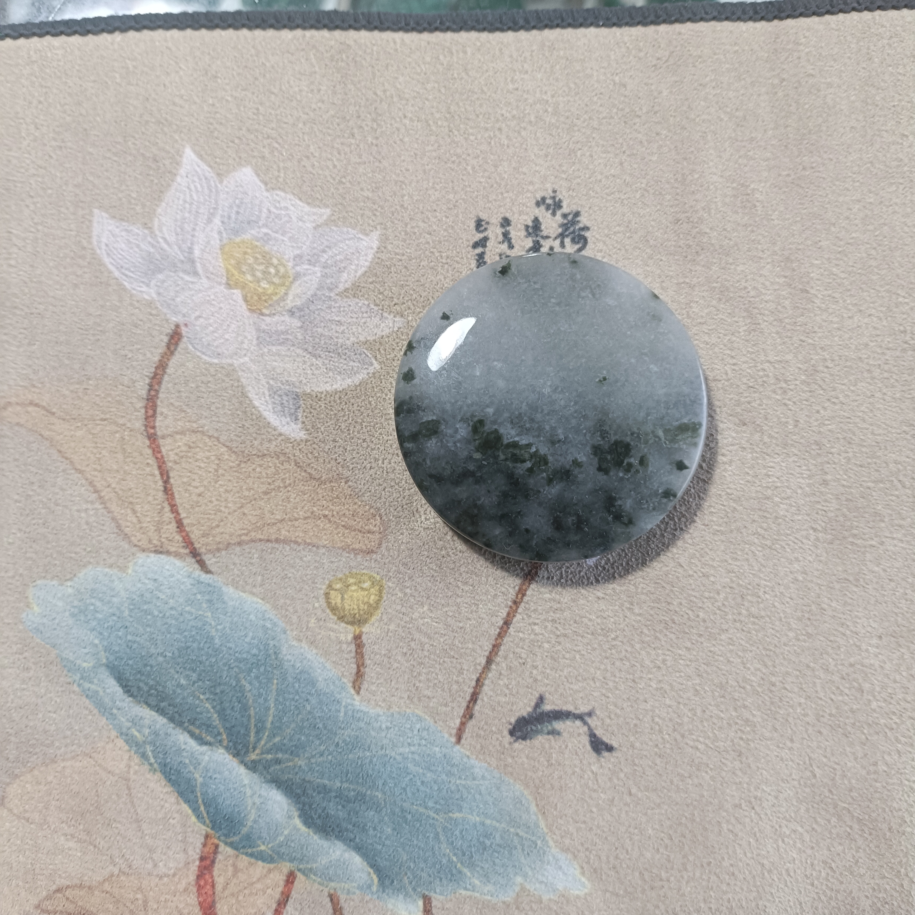 南阳独山玉天然意境无事牌