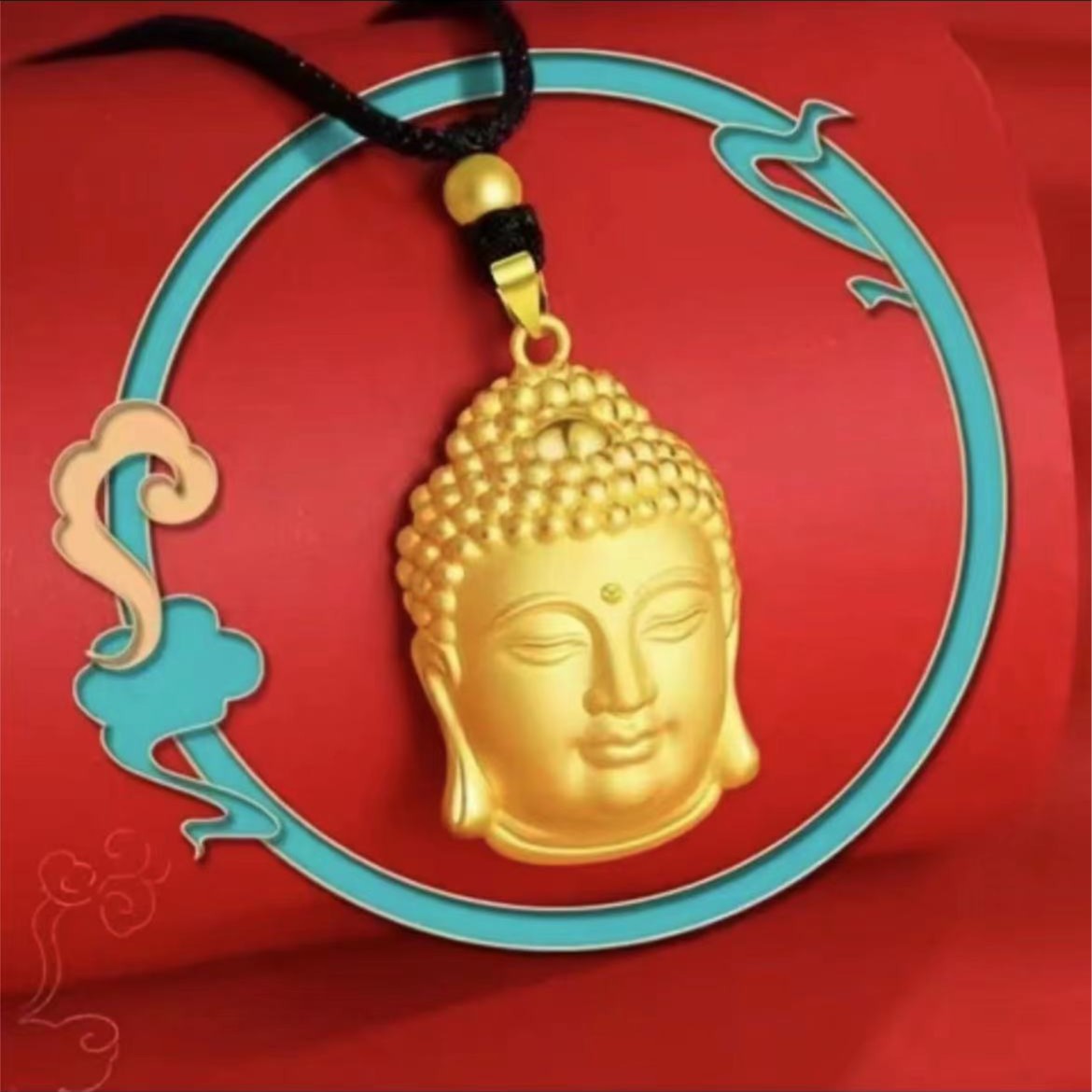 佛头吊坠（选大小规格）（送绳子）