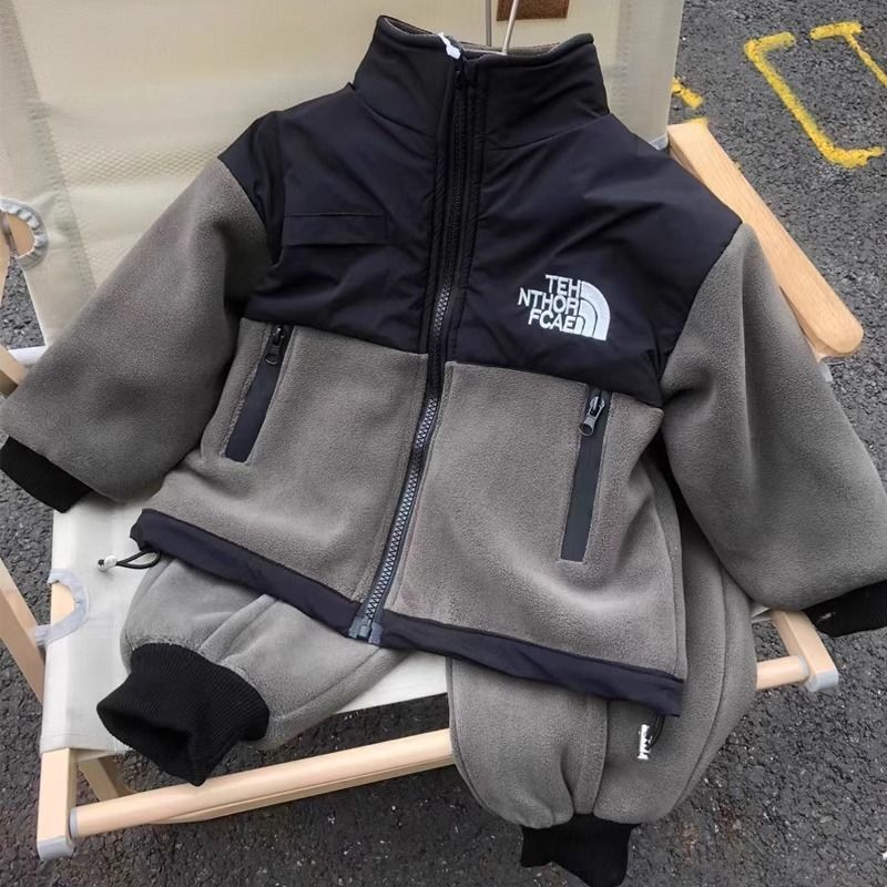 服装拜年服男童冬款套装新款宝宝秋冬运动加绒加厚韩系童装一整套