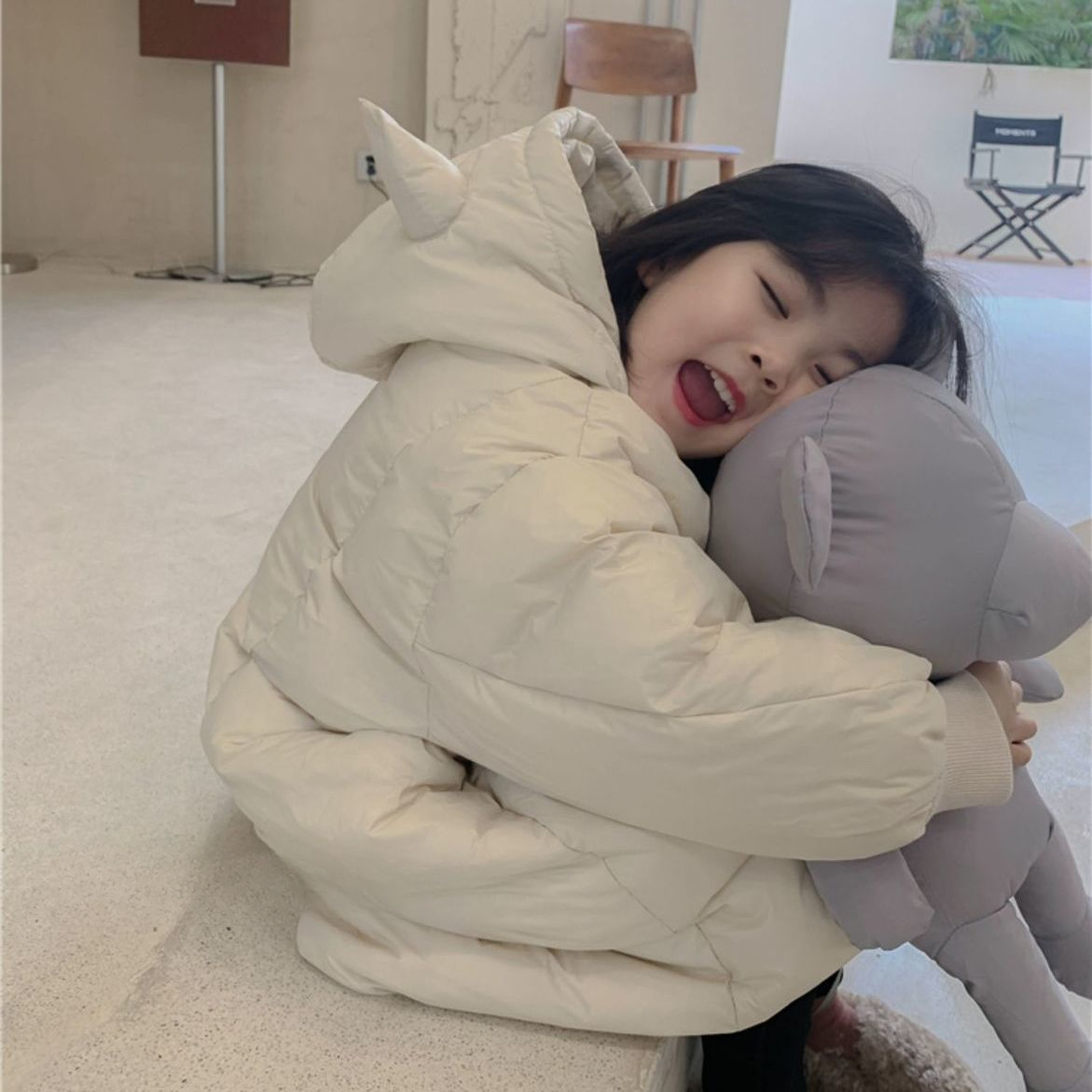 【直播间推荐】女童外套秋冬加绒冬季外穿棉服加厚儿童棉袄女宝宝