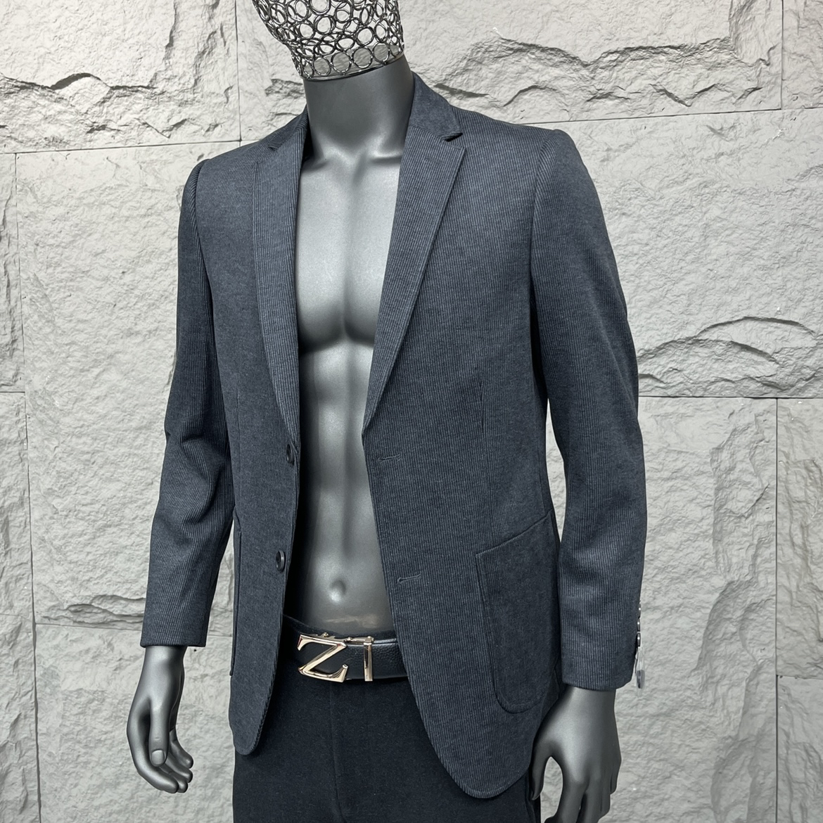 【秋冬特惠款】6663款高端加厚刺骨条绒商务休闲上衣西服