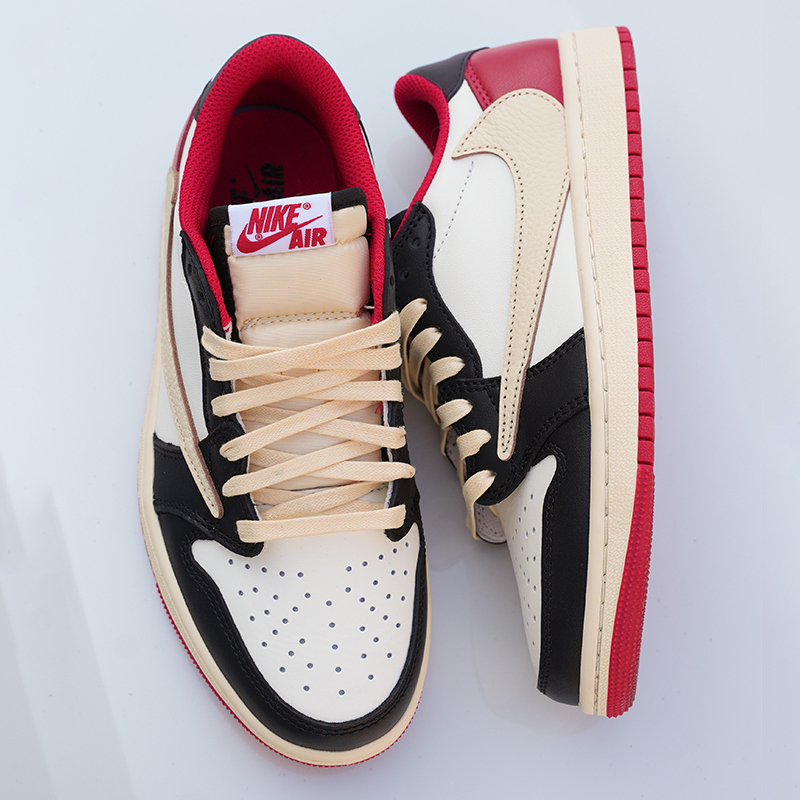 Nike/耐克AIRJordan1Low芝加哥红男女低帮透气复古休闲【球鞋定制】