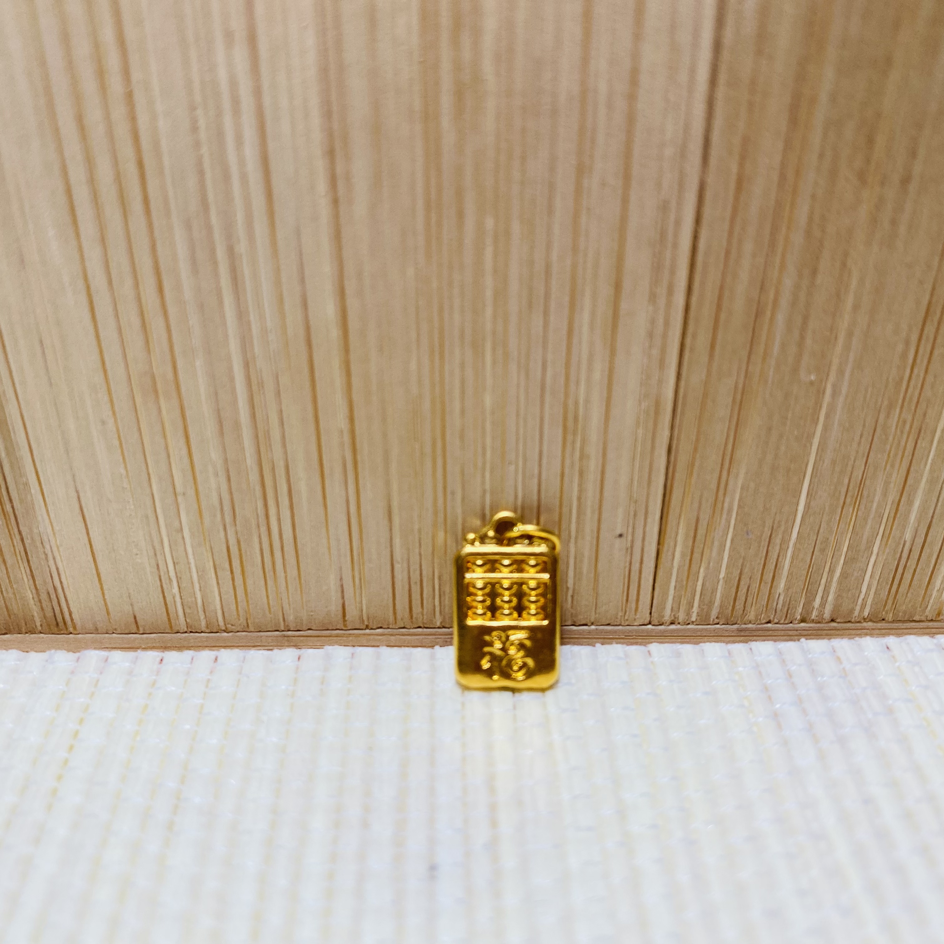 精美足金算盘福挂件精品时尚灵动配件