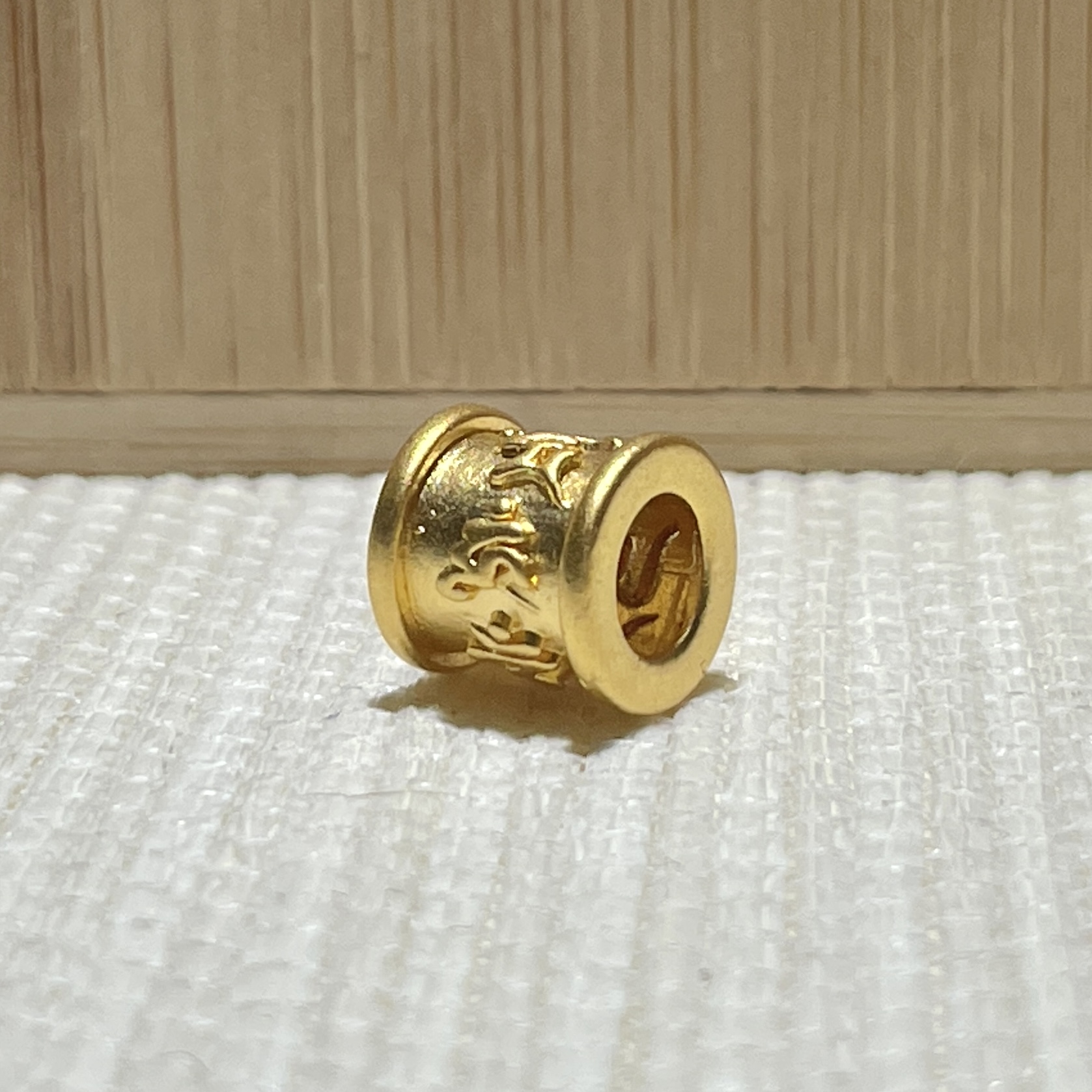 足金六字真言路路通配件