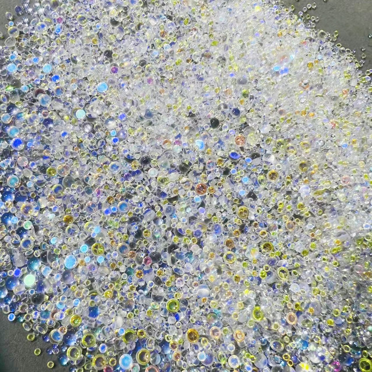 QA 美甲人鱼泪 半圆人鱼泡泡珠 K9水晶玻璃材质日系高品质平底钻