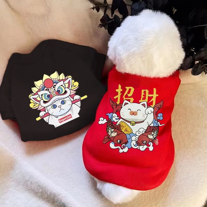 宠物潮流衣服猫咪小狗狗秋款猫猫泰迪法斗的小型幼犬比熊柯基博美