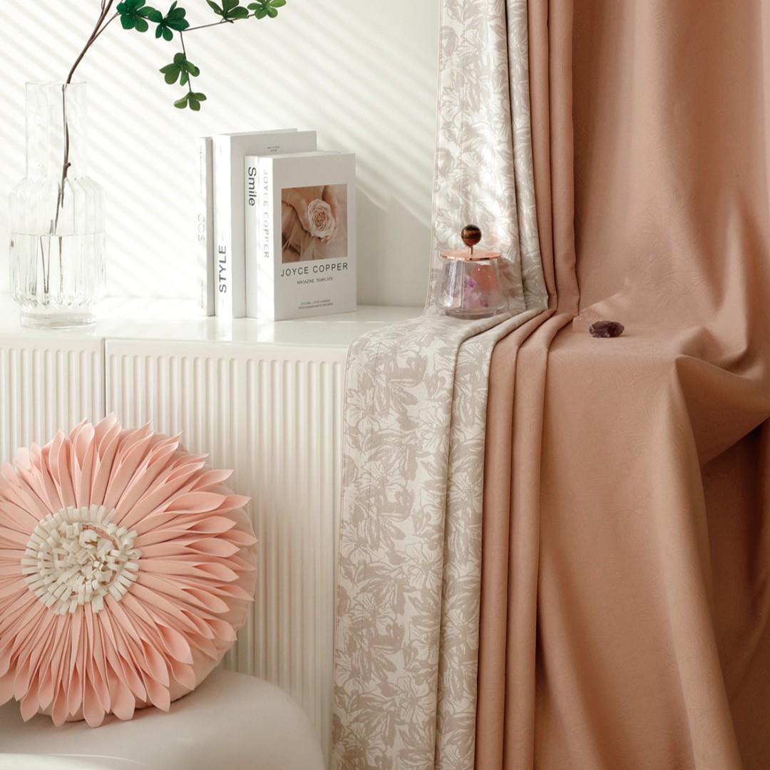 （样卡）中古风，意式风格中古绿美拉德棕窗帘窗帘布艺窗帘布卧室