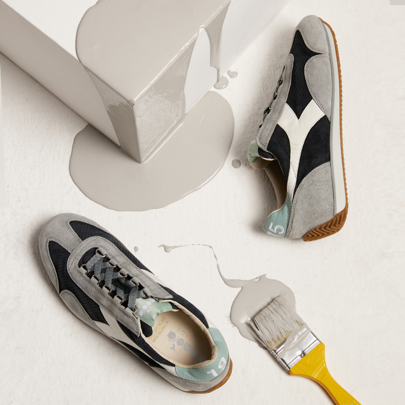 diadora/迪亚多纳男女鞋欧产石低帮复古做旧休闲慢跑鞋 EQUIPE