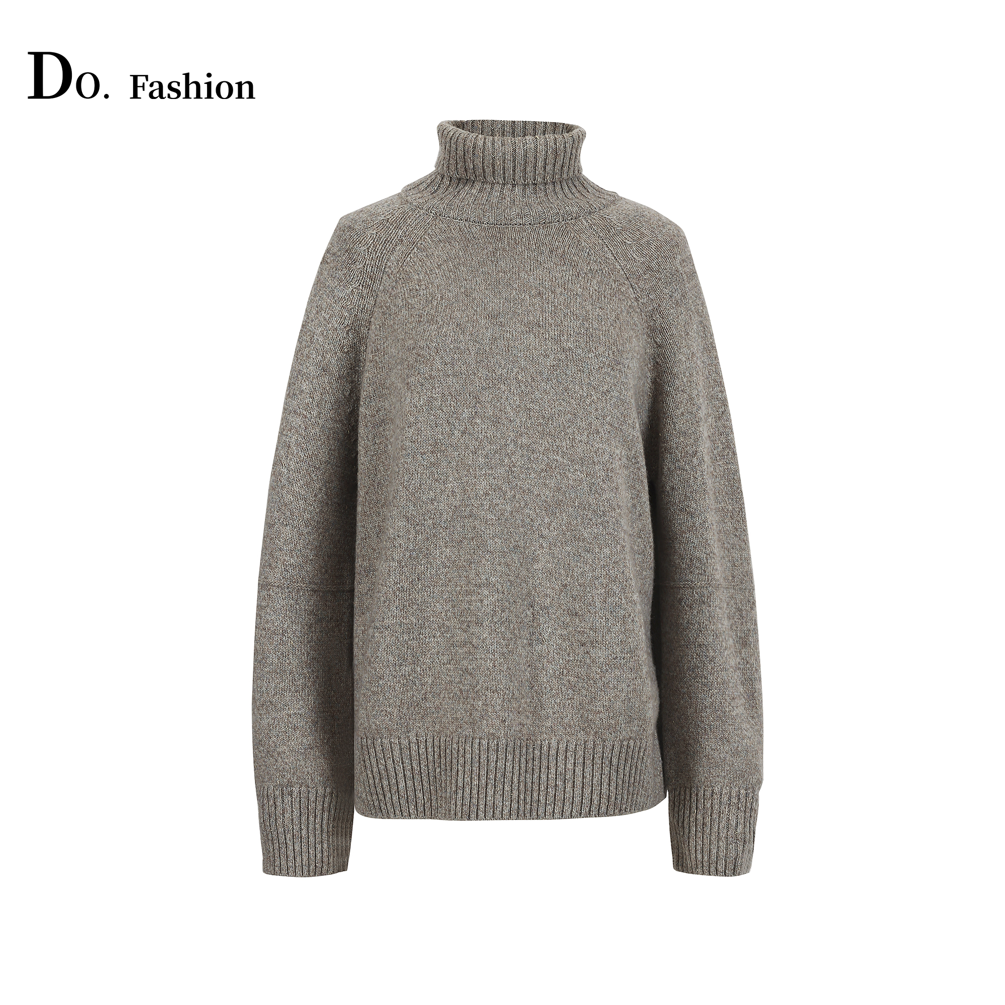 【Do.Fashion欧阳】进口花纱金丝羊毛廓形毛衣秋冬