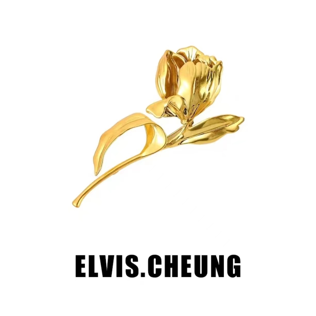铜合金胸针 【Do.Fashion欧阳】ELVIS.CHEUNG郁金香胸针