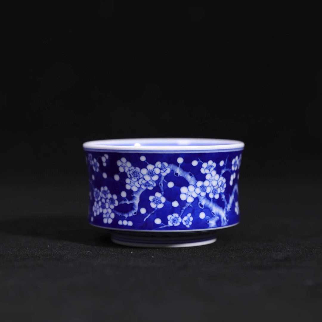 小桥-冰梅马蹄杯-手工陶瓷有差异