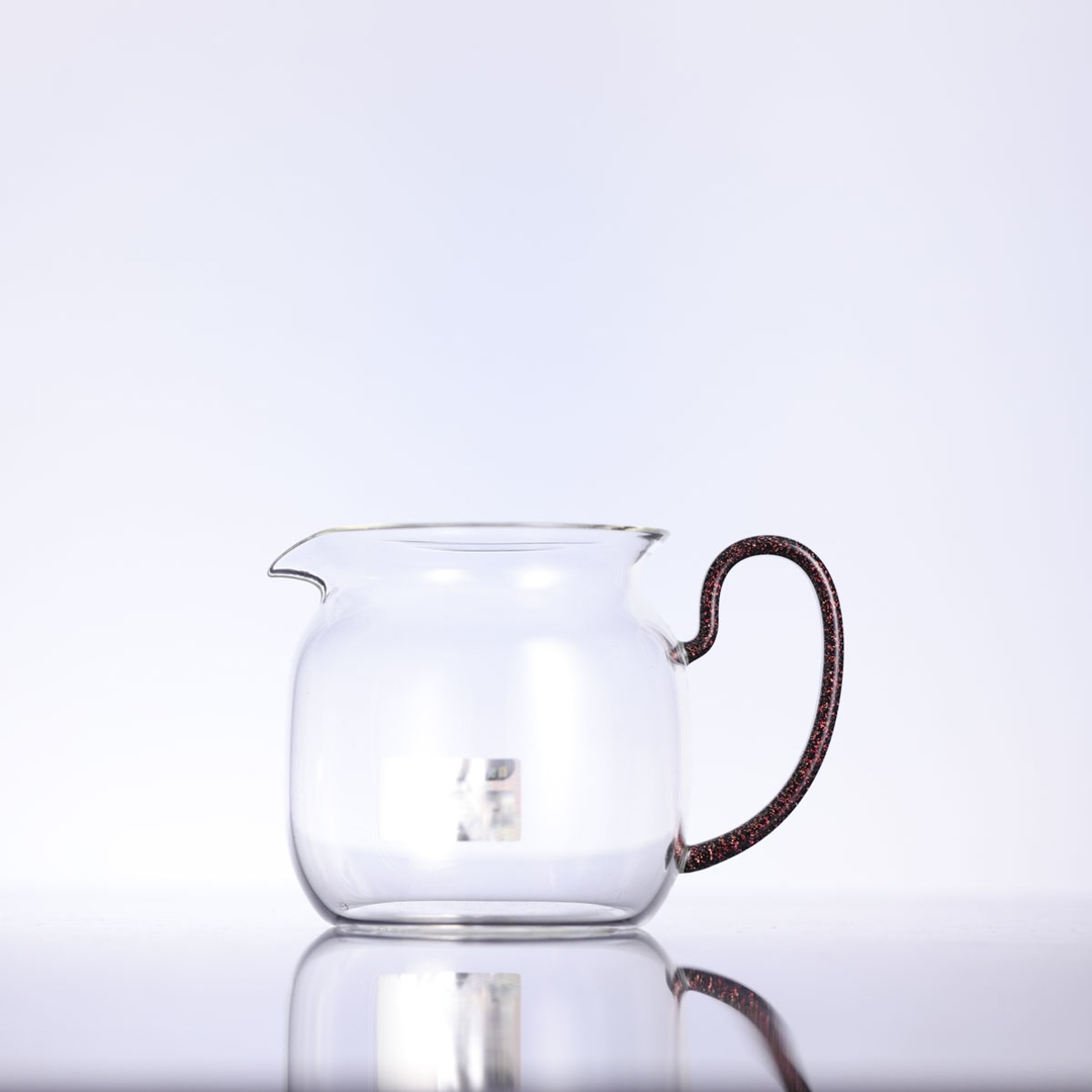 自慢堂-正把茶盅黑金（玫瑰金）-高档家用茶道分茶