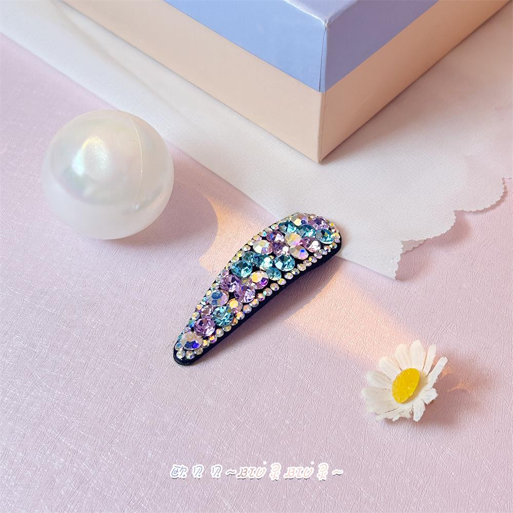 23102 7厘米炫彩满钻BB夹