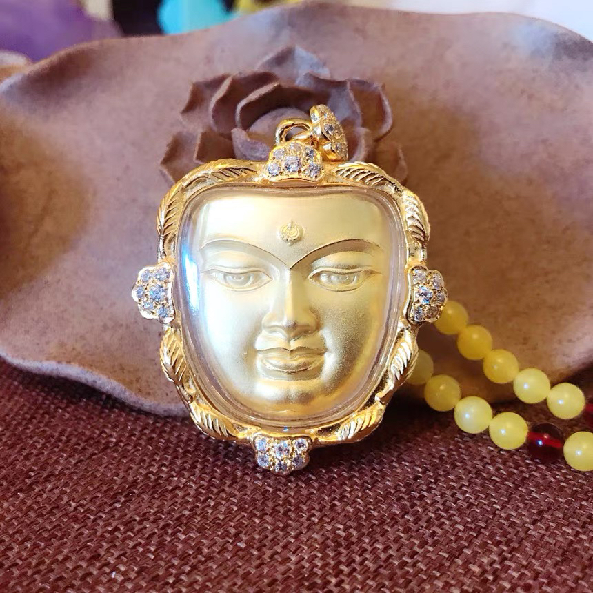 泰国特色佛牌金面佛金脸佛人见人爱有求必应戴者发财富贵吉祥