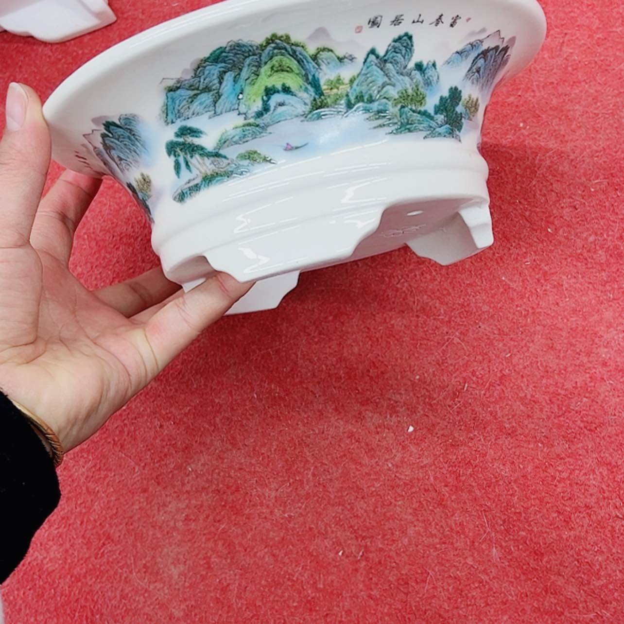 【闪购商品】紫砂花盆438号瑕疵20/7.5cm