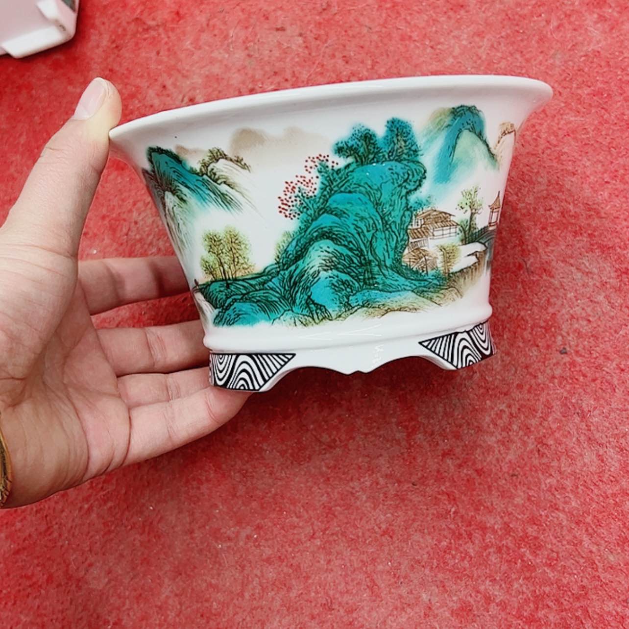 【闪购商品】紫砂花盆984号瑕疵16/9cm