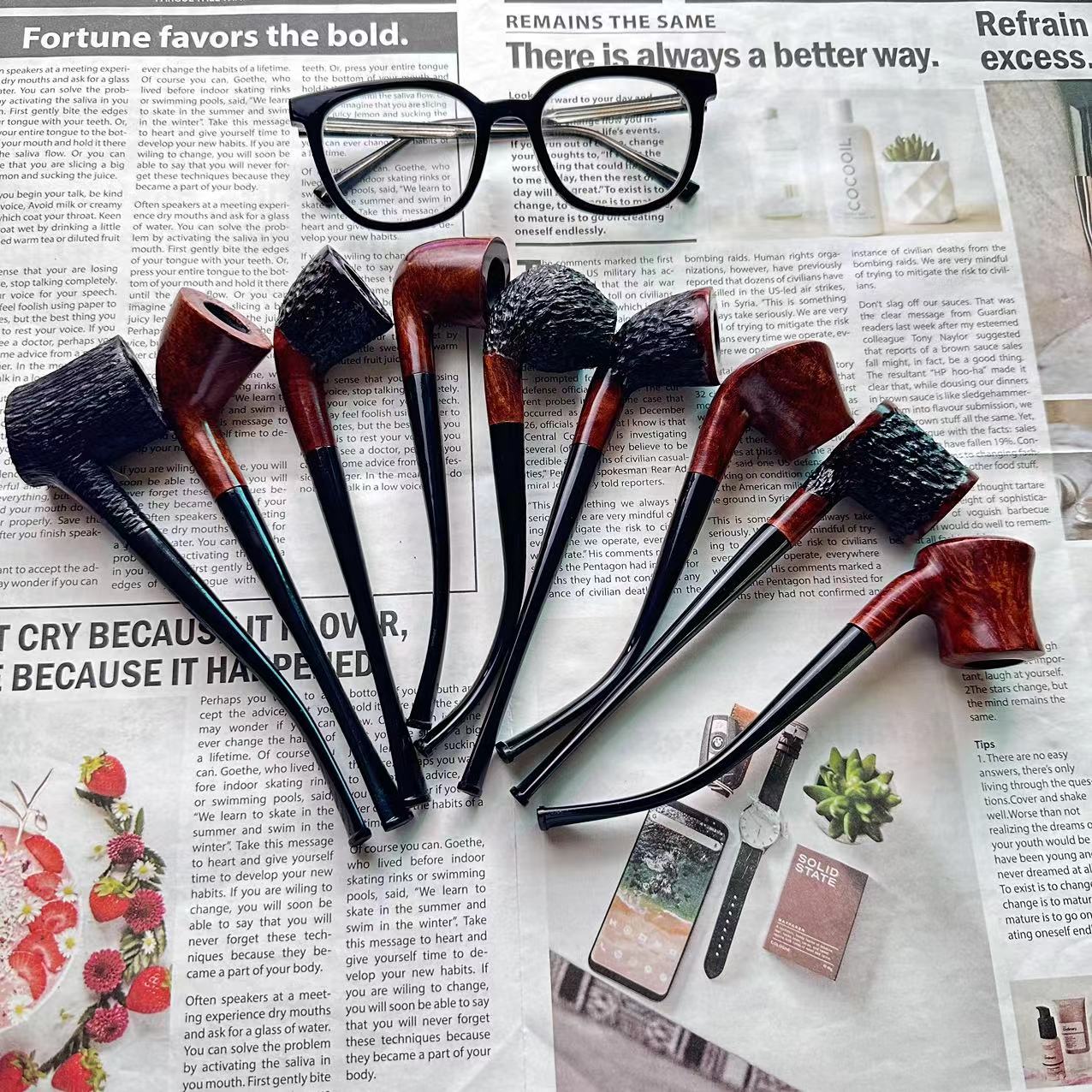 石楠木烟斗【阅读斗福利款系列】3MM烟道 多种款式选择【冲销量链接】