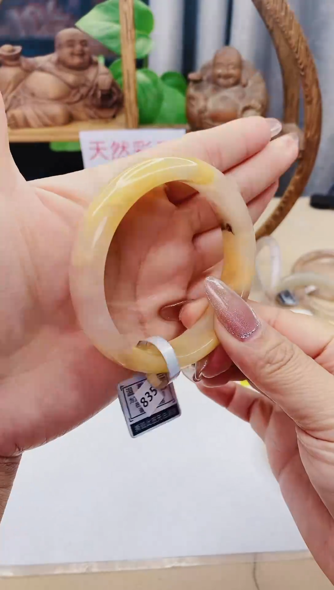 【闪购商品】石英质玉手镯未镶嵌58-0411579853