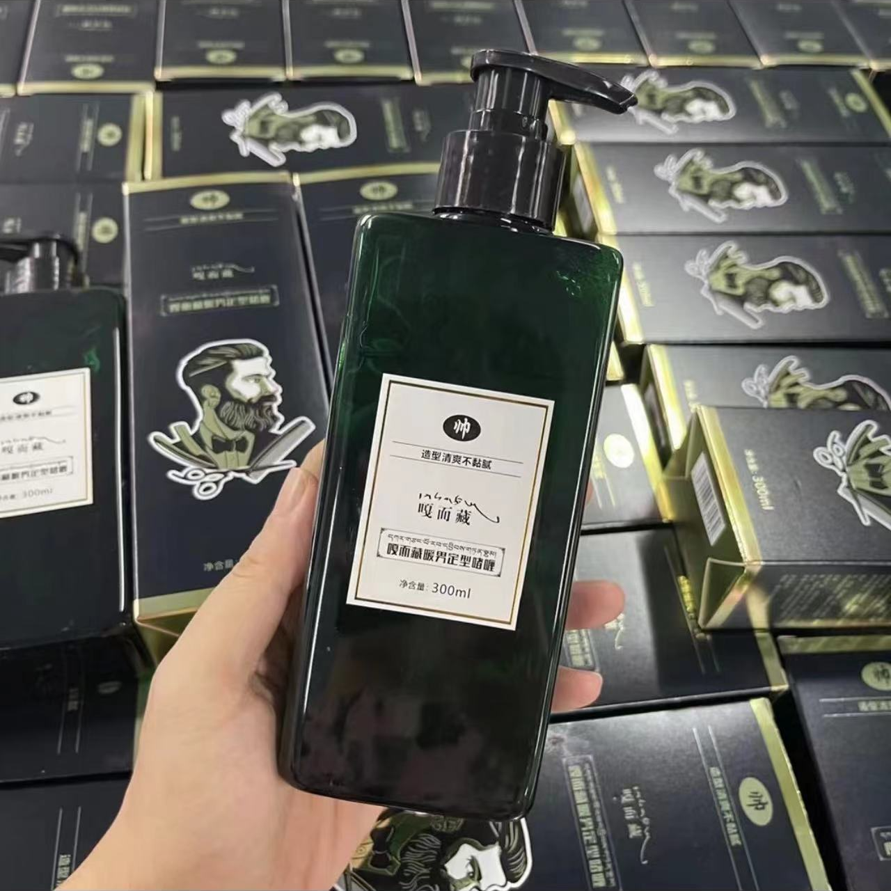 嘎而藏暖男定型啫喱 300ml