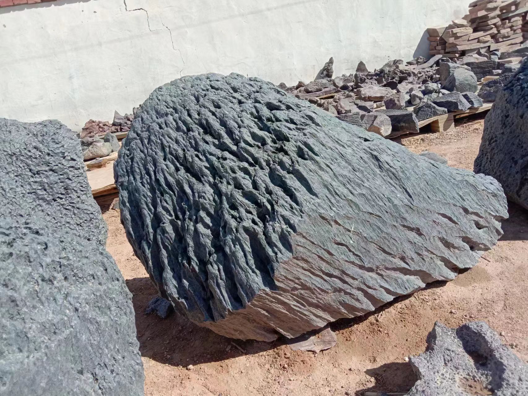 天然奇石彩泥风凌石戈壁石