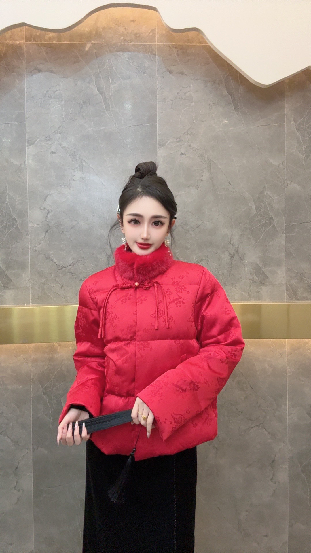 3221.新国潮高领编织扣外套2