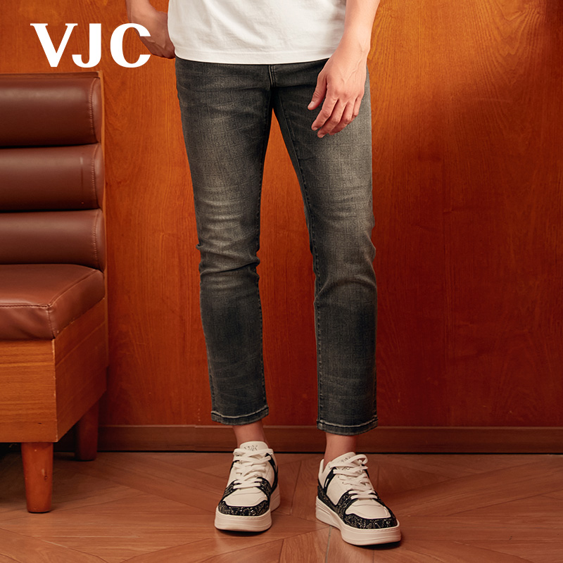 VJC/威杰思【专柜同款】新款男装时尚休闲牛仔裤D24CO3757