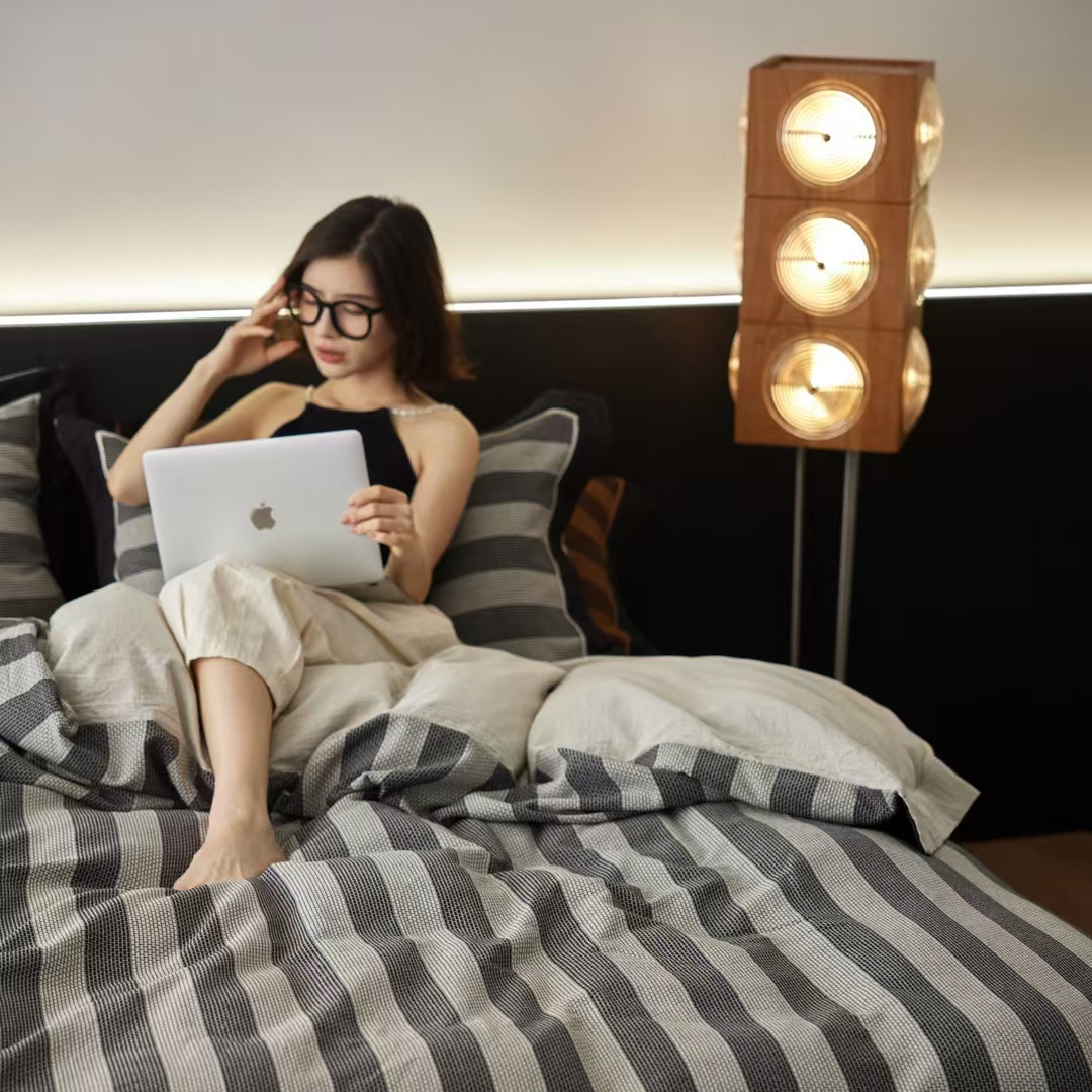 【玉如意】成人大尺寸纱布加厚保温冬被不压身锁温恒温