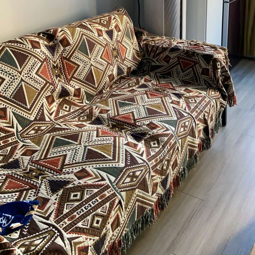 纯棉流苏纱布毯子轻奢风大尺寸毛巾被夏季毛巾毯空调盖毯 俄罗斯