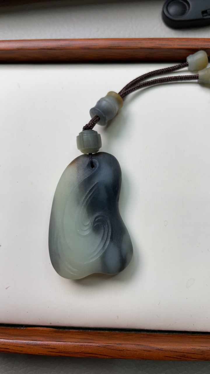 楼兰青花唐三彩随行意境吊坠