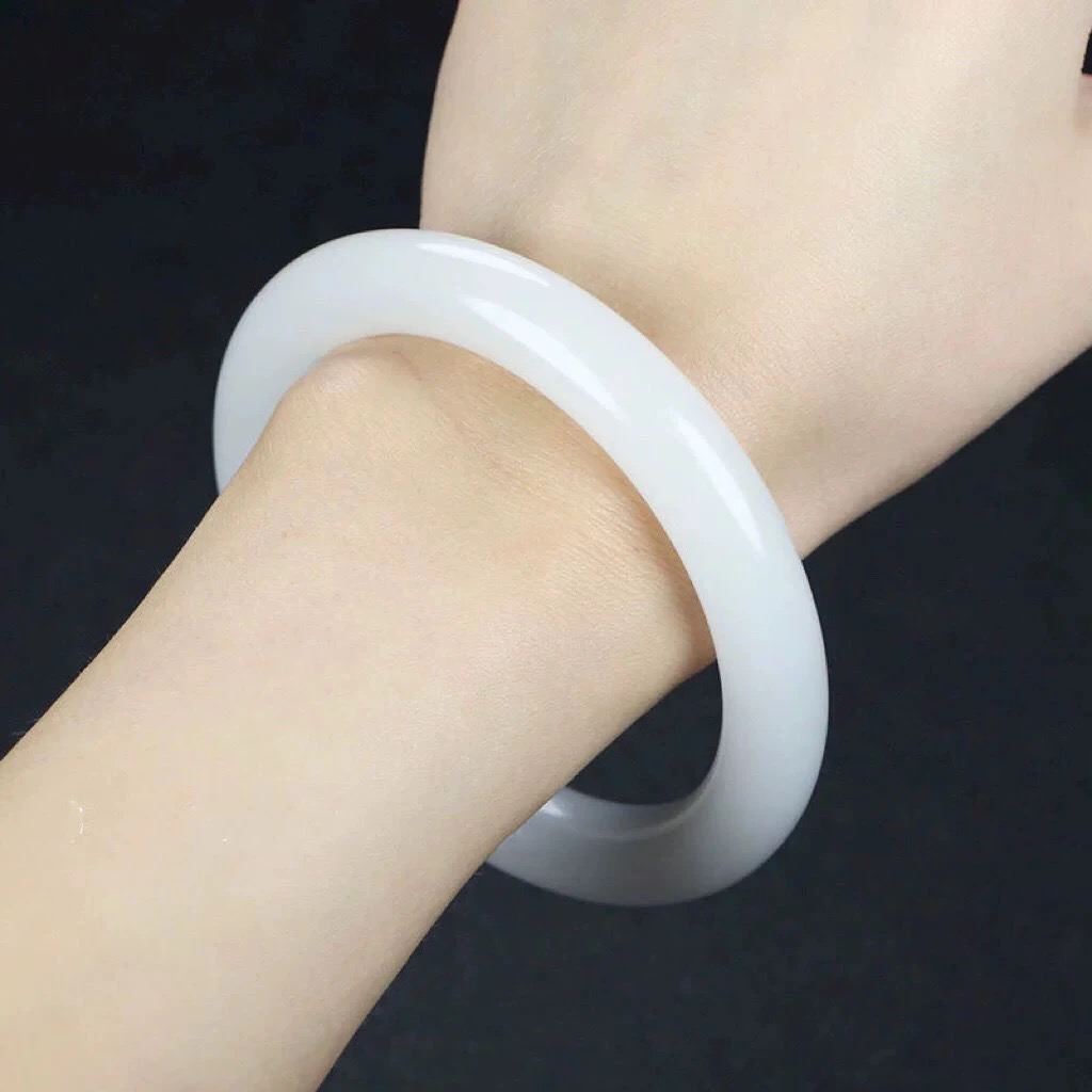 A5和田玉白玉圆条