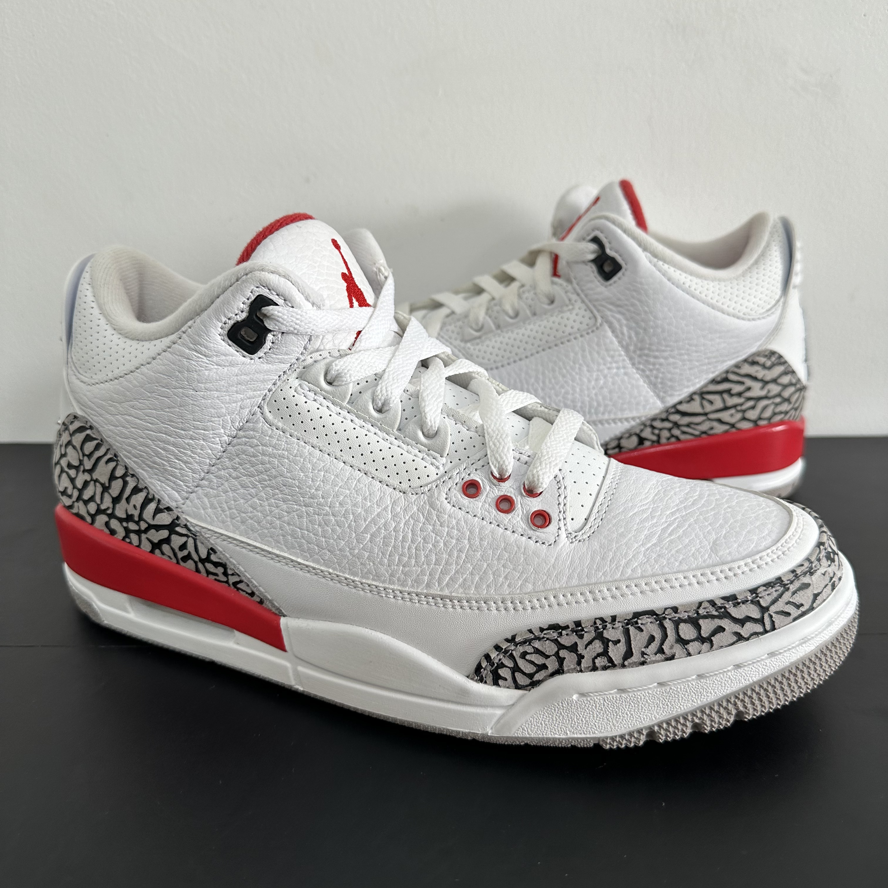 43码 全新未使用 原盒 aj3 乔3 白红 爆裂纹 篮球鞋 男鞋