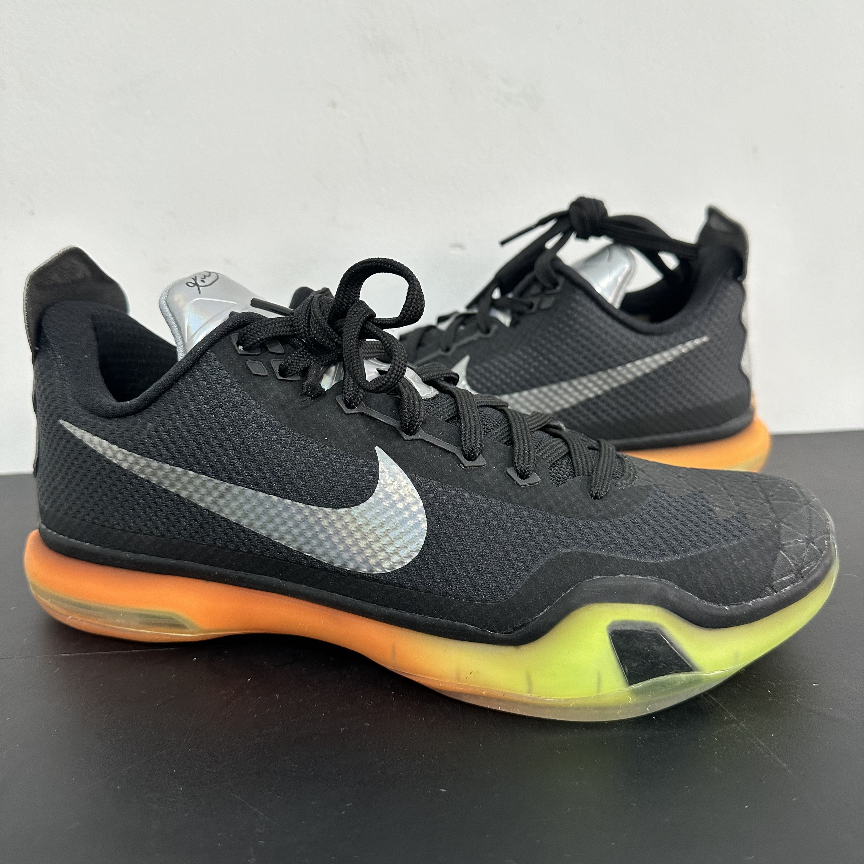 41码 全新 无原盒 科比10 zk10 全明星 黑黄 篮球鞋 男鞋