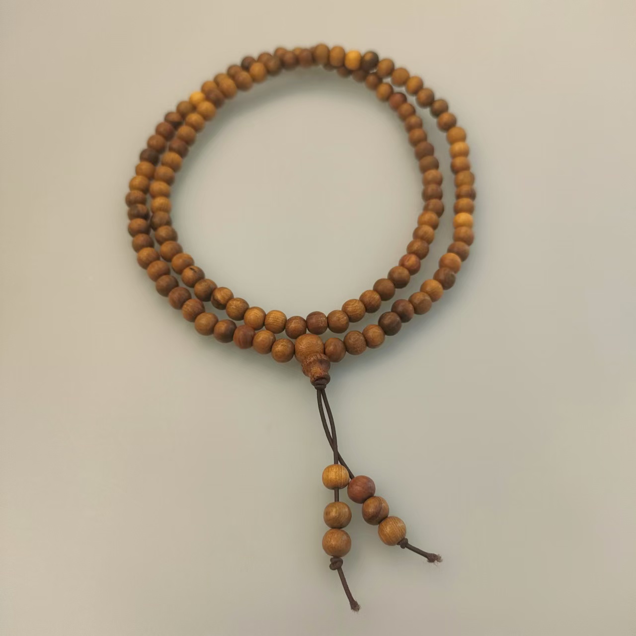 檀香木多圈手串108颗 卡（0.6）