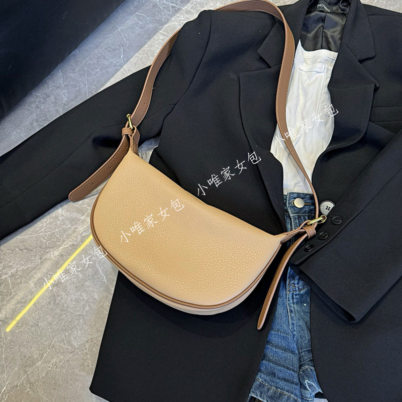 包包女2025夏季新款韩版时尚小众饺子包休闲小包包软面单肩斜挎包