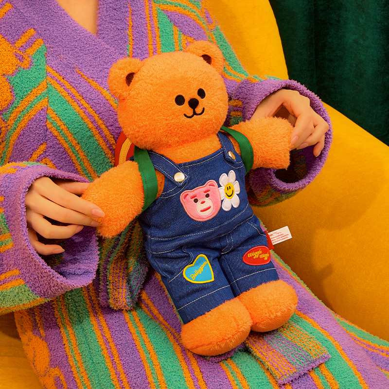 wigglewiggleBellyGom联名小熊公仔玩偶睡觉娃娃礼物卡通可爱