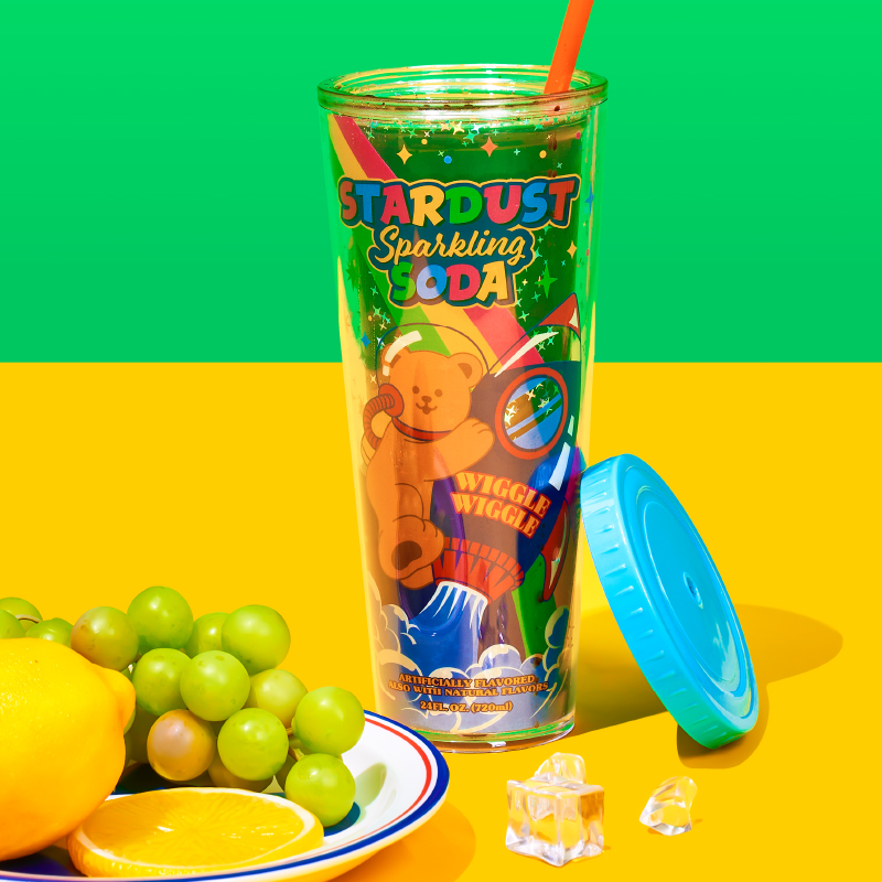 wigglewiggle冷饮杯大容量吸管杯女生高颜值随手杯夏季带盖