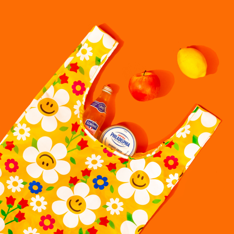 wigglewiggle折叠购物袋超市便携可爱大容量多功能环保收纳手提袋