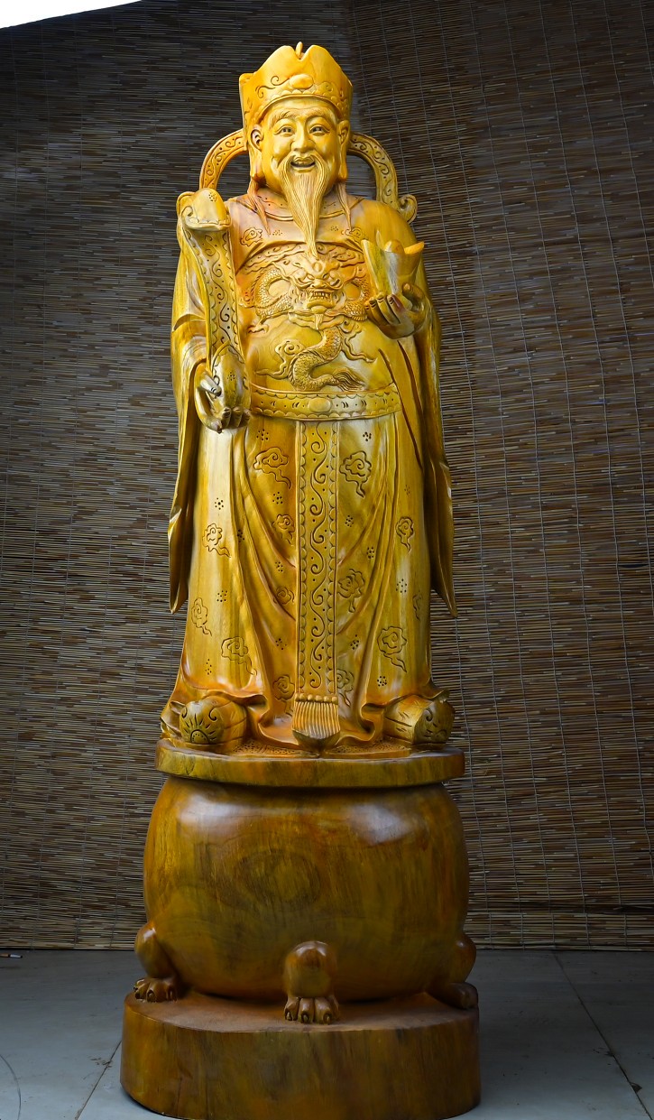 财神木全手工大财神长50宽39高159