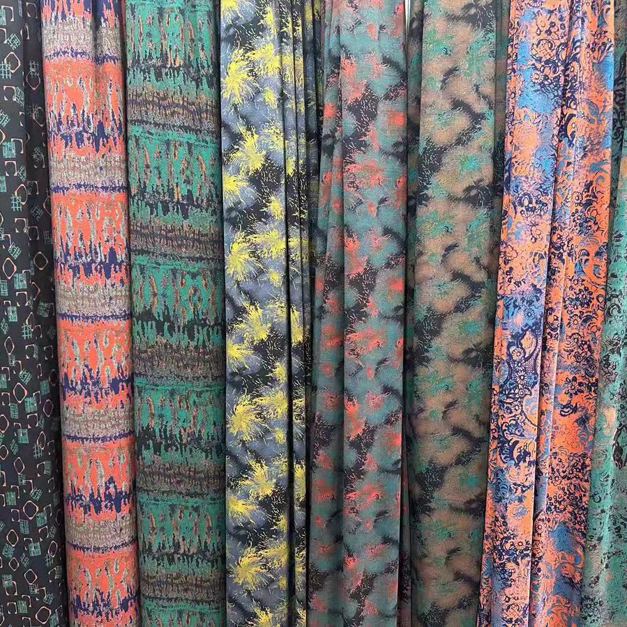 服装加工定制 真丝养生棉 真丝香云纱 醋酸提花 醋酸麻 多种布料