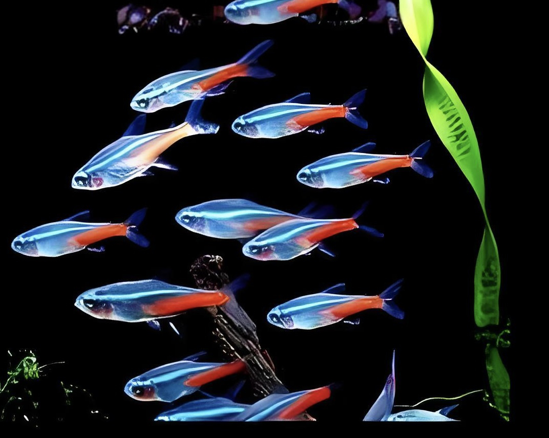红绿灯观赏鱼10条2cm±