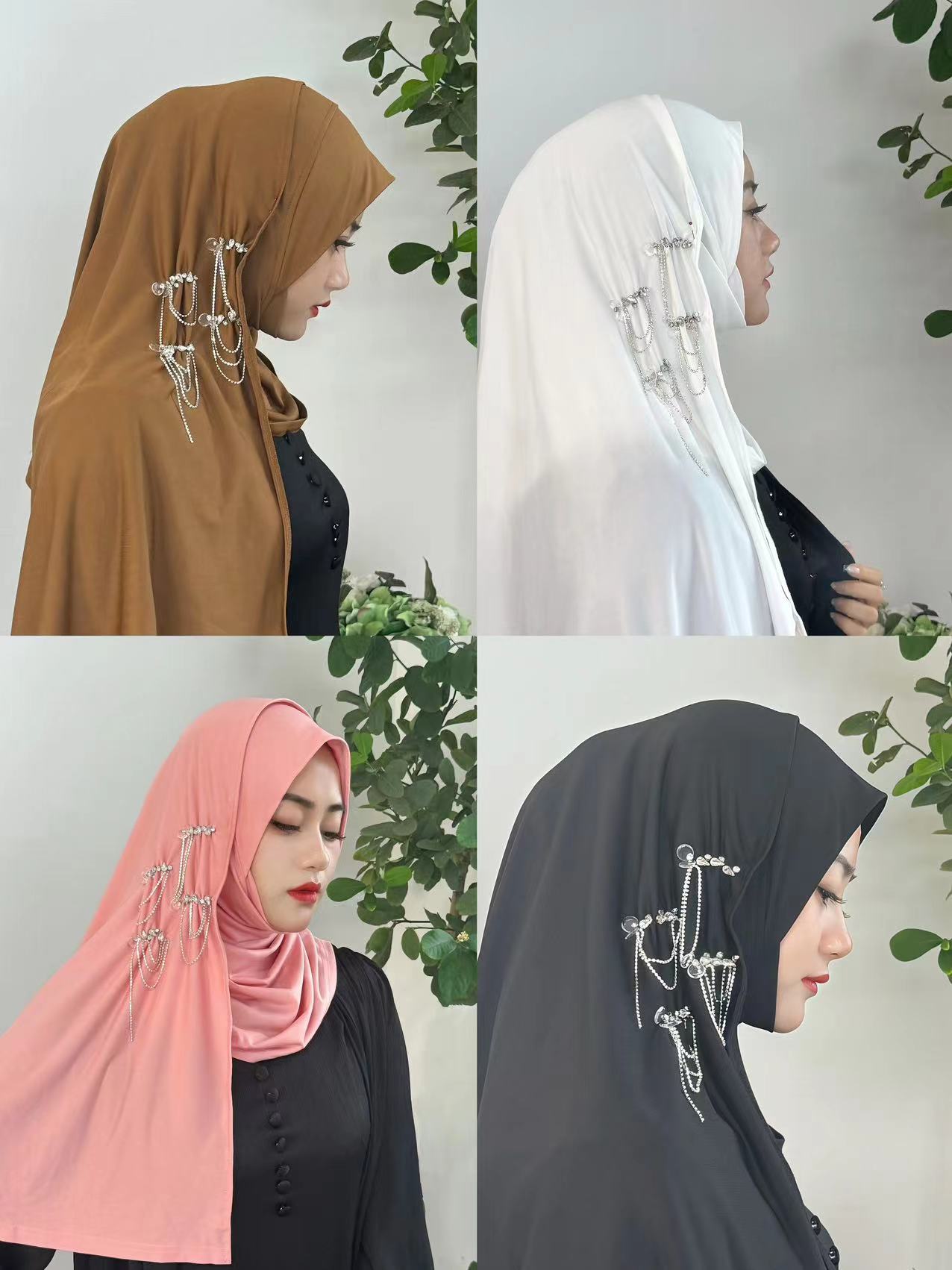 姆咖凯迪法提玛T-2409MF瘦脸绕巾系列之翌薇