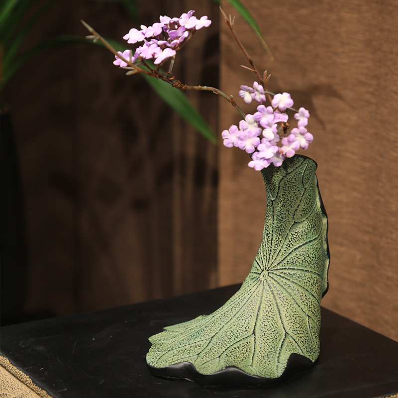 汉韵堂中式花瓶摆件客厅插花绿植玄关新中式装饰酒店桌面干花插花