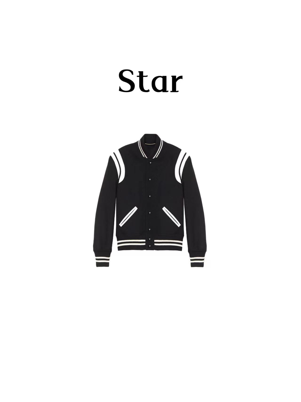 【Star】 休闲短款黑白外套