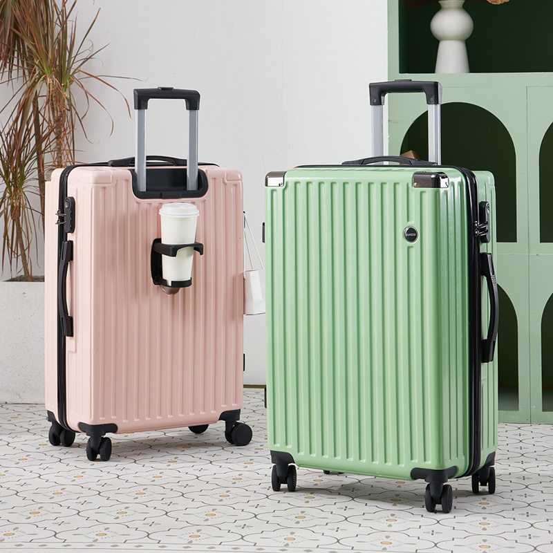 旅行行李箱时尚休闲网红行李箱高档百搭拉杆箱轻便白色密码旅行箱