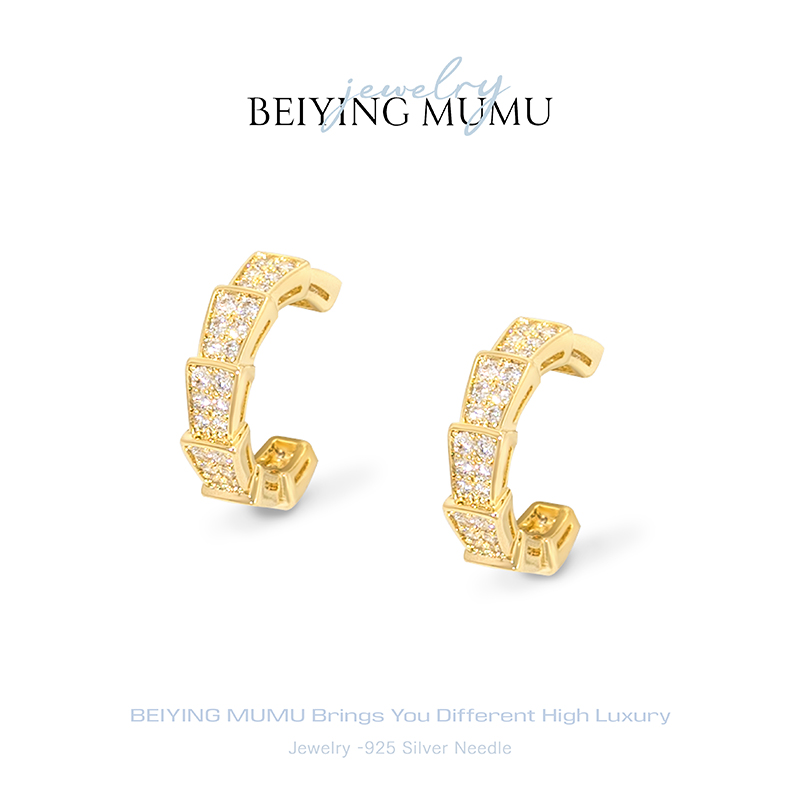 时尚轻奢气质百搭简约小香风圈圈耳环EH03