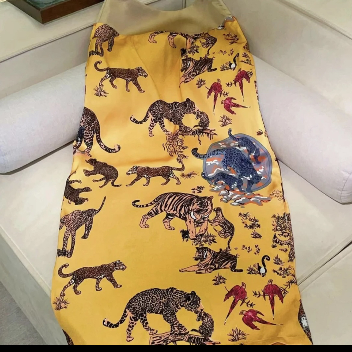 含香服饰 国新中式撞色半身裙