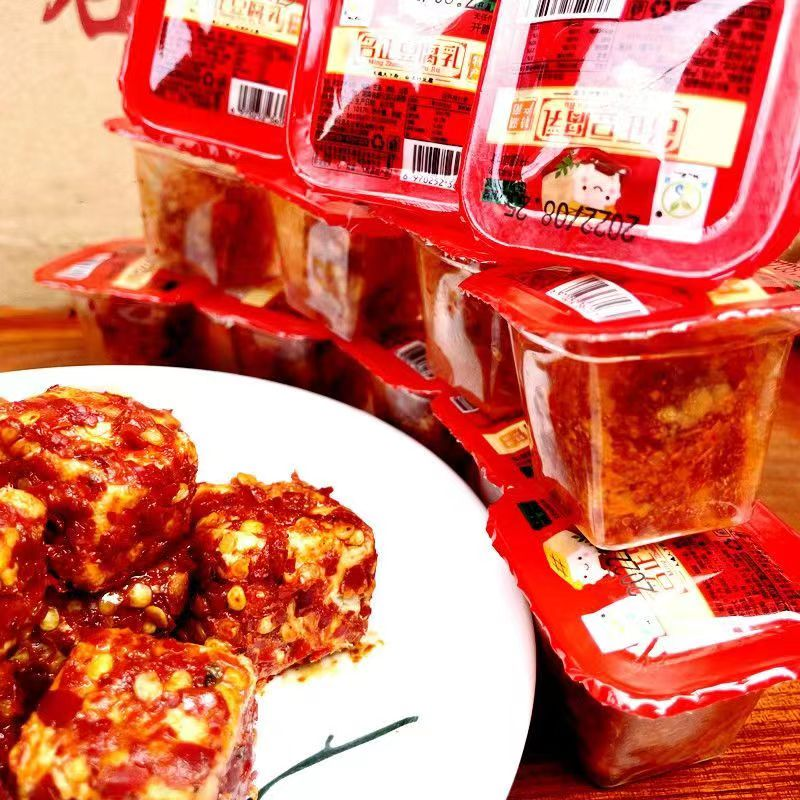 豆腐乳湖南特产果冻杯装无油腐乳霉豆腐乳下饭菜独立包装休闲食品