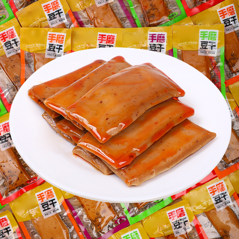 [豆干] 香辣Q弹手磨嫩豆干多口味办公休闲小零食重庆特产美味食品