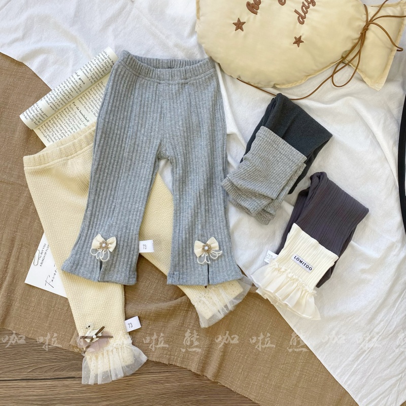 儿童堆堆打底裤休闲裤百搭多风格拼接裤子